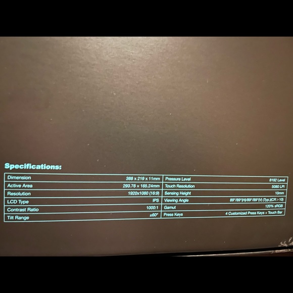 Huion Kamvas Pro 13 GT-133 Creative Pen Display & Accessories - Picture 2 of 12